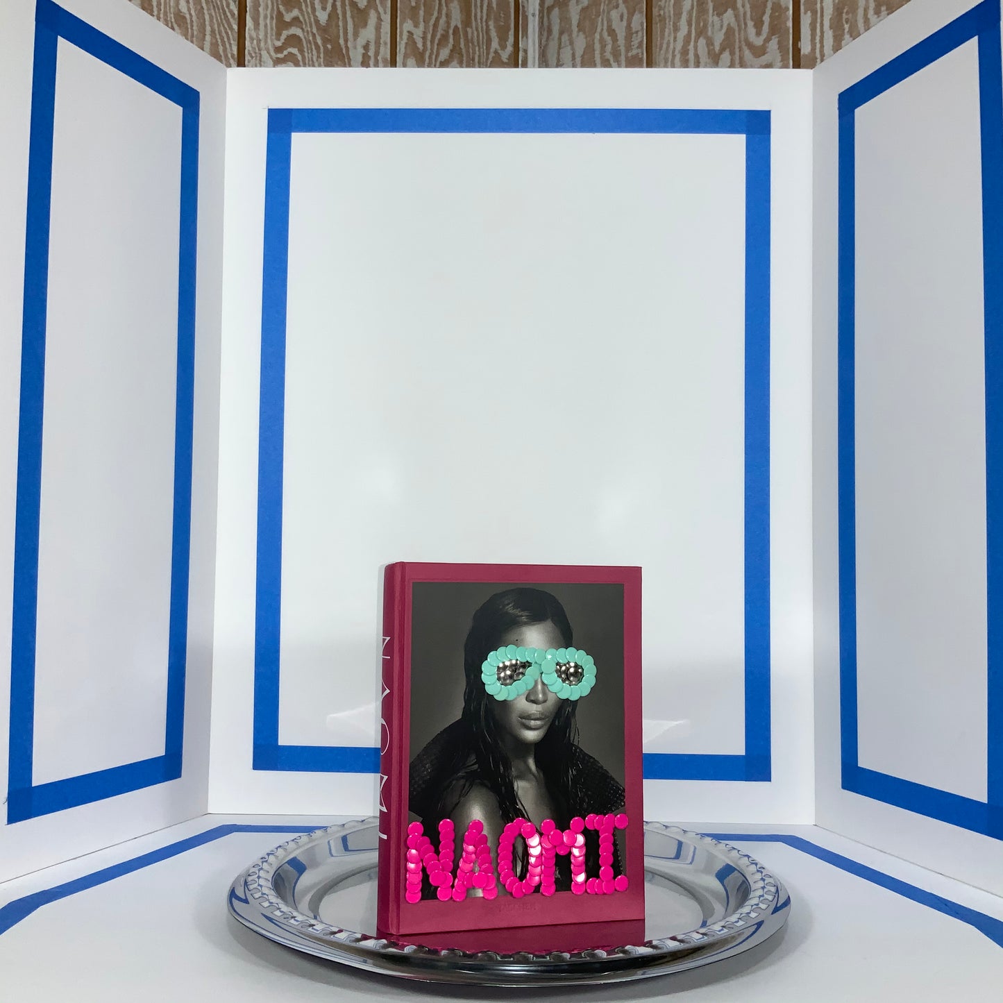 Naomi. by the bms. Naomi Campbell hand tacked book