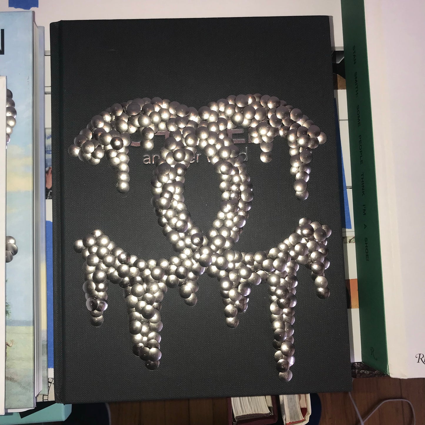 Chanel and Her World - Gold Drip Logo coffee table book - the bms.