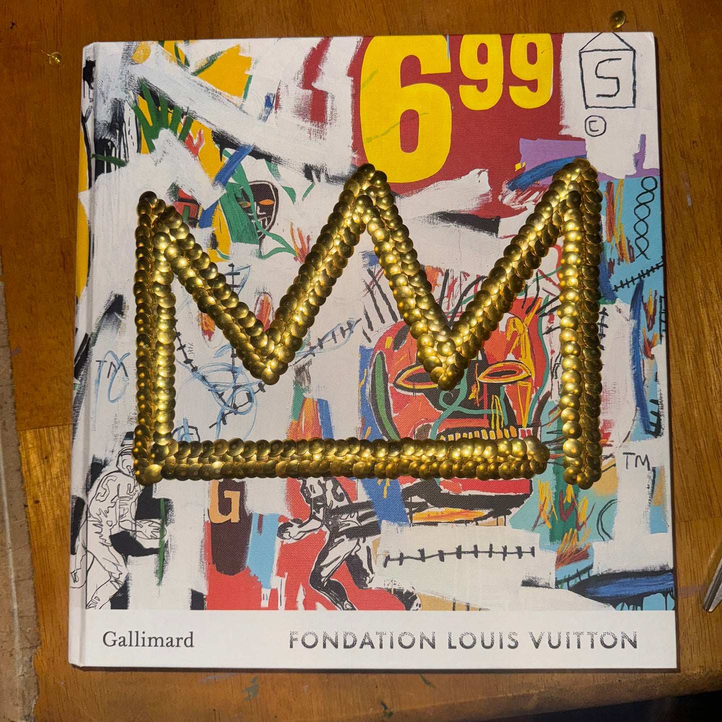 Basquiat  x Warhol -  Gilded by the bms.