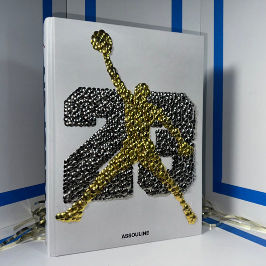 AIR JORDAN - gold and silver gilded book by the bms.