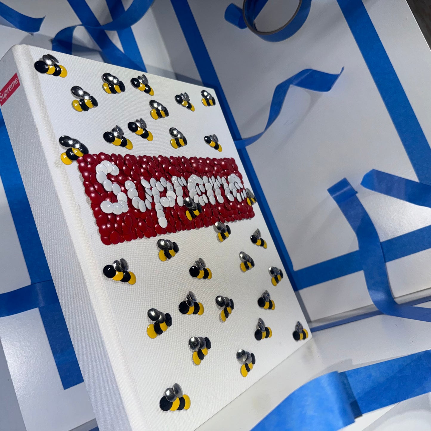 BEE SUPREME-hand gilded coffee table book by the bms.