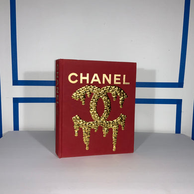 the bms. VINTAGE Chanel and Her World tacked book