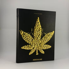 High Society - Gold Gilded Marijuana Leaf - coffee table book, the bms.
