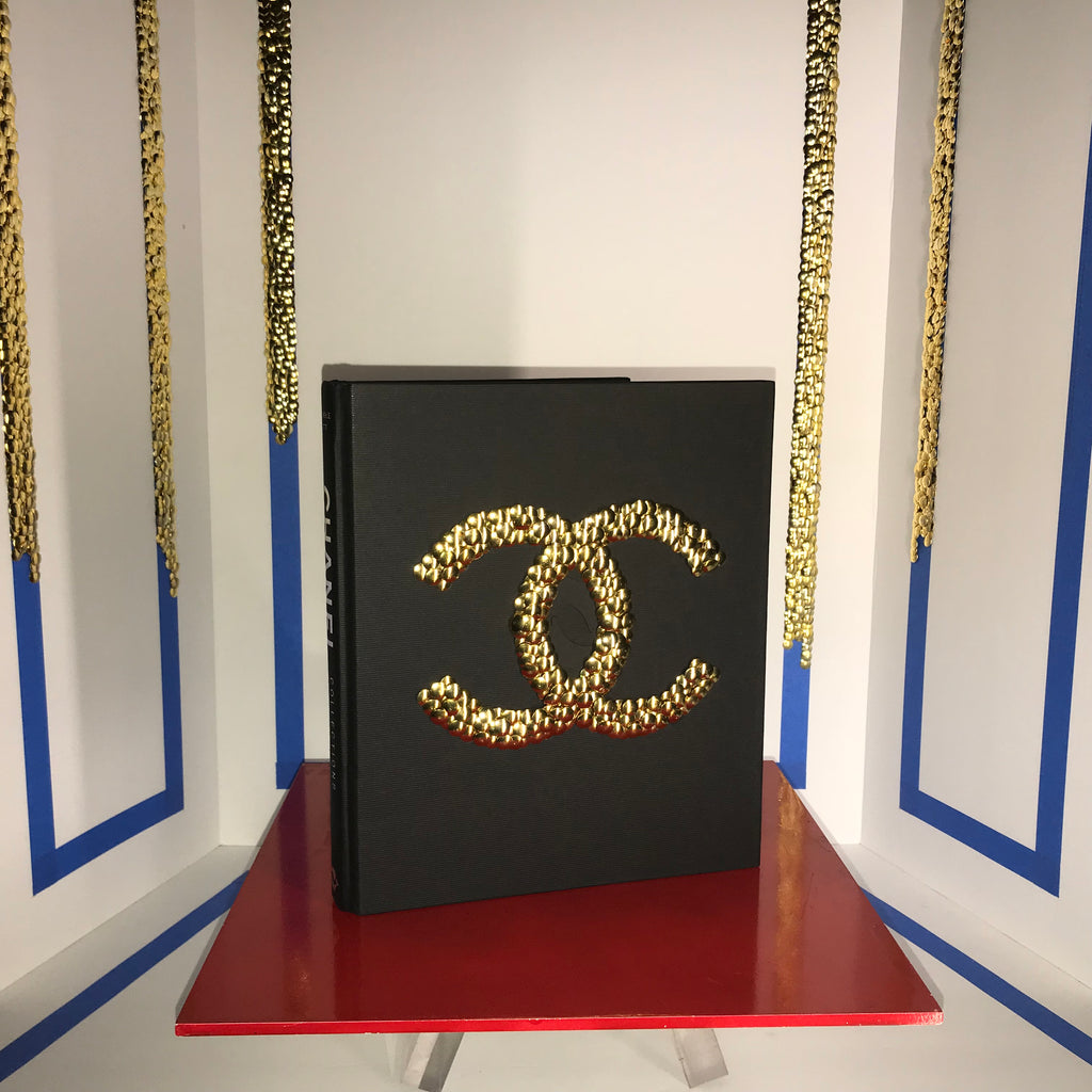 Chanel and Her World - Gold Drip Logo coffee table book - the bms.